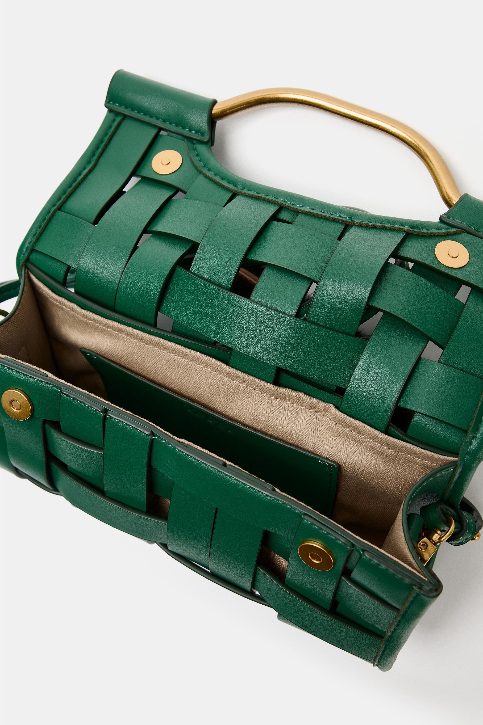 WOVEN EFFECT BAG